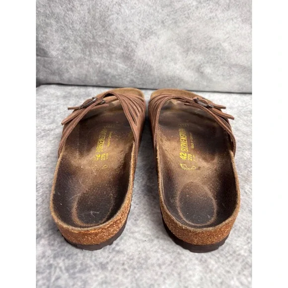 Birkenstock Granada Double Strap Sandals in Mocha Size EU 42 US Ladies 11 Mens 9 - Picture 7 of 10
